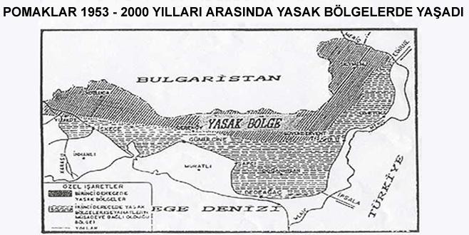 1953 - 2000 Pomaklara yasak bölgeler .NEDEN ?