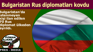 Bulgaristan'da istenmeyen kişi ilan edilen 70 Rus diplomat ülkeden ayrıldı.