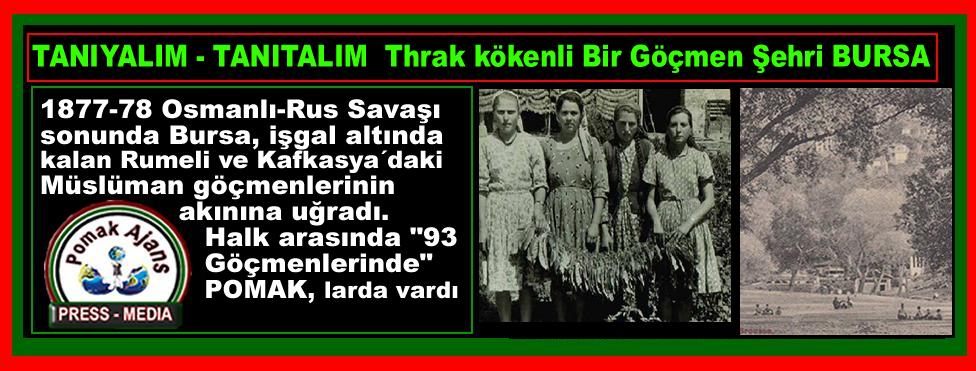 Thrak kökenli Bir Göçmen Şehri BURSA